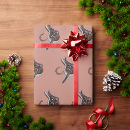 Pferdeschuhsattel Geschenkpapier
