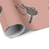 Pferdeschuhsattel Geschenkpapier (Rolleneckpunkt)