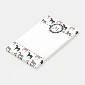 Pferdeschwalbe Post-it Klebezettel (angewinkelt)