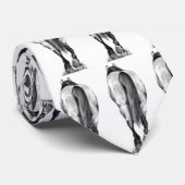 PFERDESchwanz, HINTERN-KRAWATTE: BLEISTIFT-KUNST Krawatte (Gerollt)