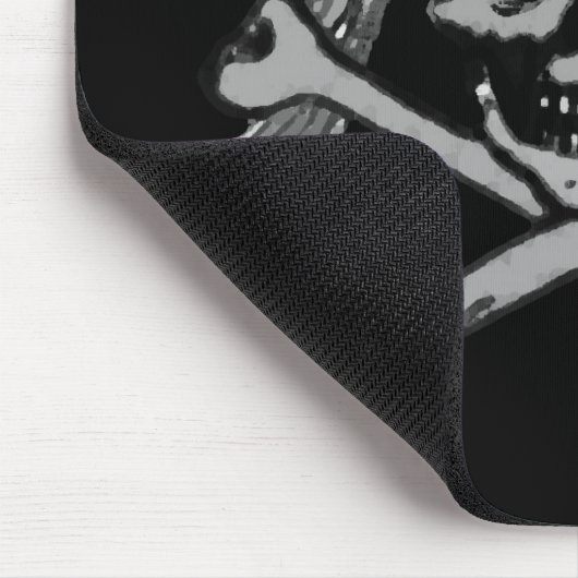 Pferdeschwanzschädel Mousepad (Ecke)