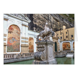 Pferdeschwemme Salzburg Österreich