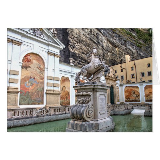 Pferdeschwemme Salzburg Österreich (Vorderseite (Horizontal))
