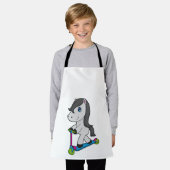 PferdeScooter Schürze (Getragen)