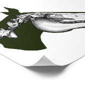 Pferdeselett Poster (Ecke)