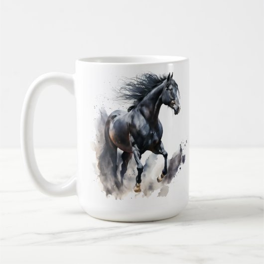 Pferdeserie 15 oz Klassische Tasse (Links)