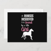 Pferdeshoe Reiten Redewendungen Geschenk Idee Postkarte (Vorne/Hinten)