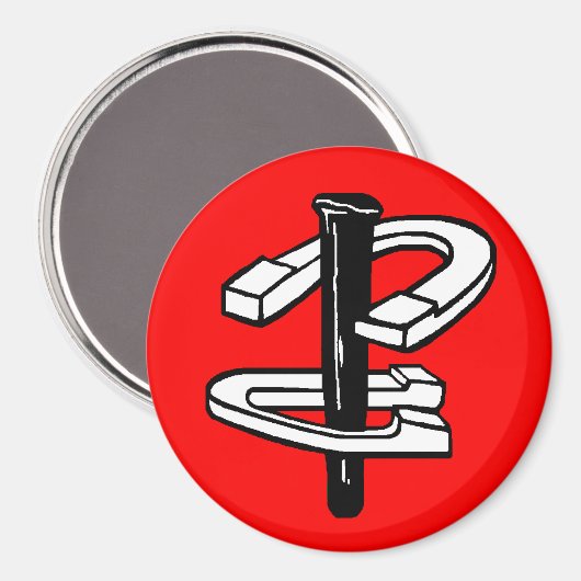 PferdeShoes 3" Magnet (Vorderseite/Rückseite)