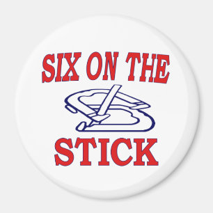 PferdeShoes 3" Magnet- Sechs auf dem Stick Magnet