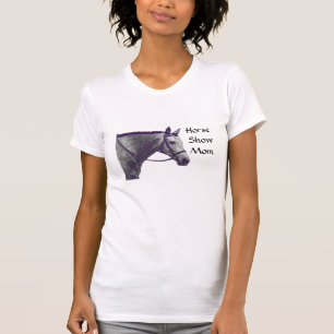 Pferdeshow-Mama - Englisch T-Shirt