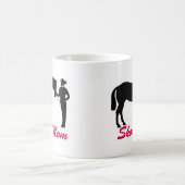 Pferdeshow-Mama Kaffeetasse (Mittel)