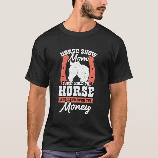 Pferdeshow-Mutter T-Shirt (Vorderseite)