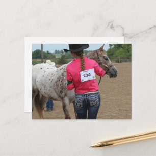 Pferdeshow Spotted Pony of America 234 Postkarte