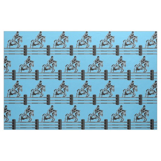 Pferdeshow-Sprung Stoff (Fat Quarter (45,7 x 55,9 cm))