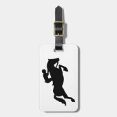 Pferdeshowspringen Gepäckanhänger (Vorderseite vertikal)