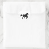 Pferdesilhouette Aufkleber – Minimalistisches Tier (Tasche)