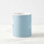 PferdeSilhouette-Diamant-Muster-Gewohnheit Kaffeetasse (Mittel)