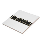 PferdeSilhouette Fliese (Seite)