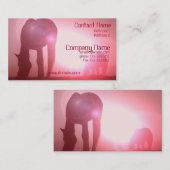 PferdeSilhouette-Geschäfts-Karte Visitenkarte (Vorne/Hinten)