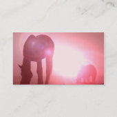 PferdeSilhouette-Geschäfts-Karte Visitenkarte (Rückseite)