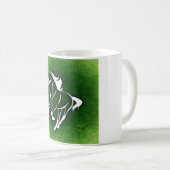 PferdeSilhouette Kaffeetasse (VorderseiteRechts)