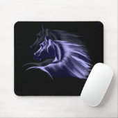 PferdeSilhouette Mousepad (Mit Mouse)