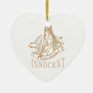 PferdeSind unschuldig - Ornament