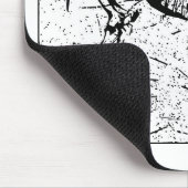 Pferdeskelett Schwarzweiss Mousepad (Ecke)