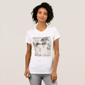 Pferdeskizze T-Shirt (Vorne ganz)