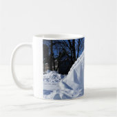 Pferdeskulptur, Quebec, Kanada Kaffeetasse (Links)