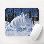 Pferdeskulptur, Quebec, Kanada Mousepad (Mit Mouse)