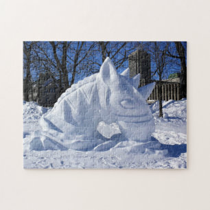 Pferdeskulptur, Quebec, Kanada Puzzle