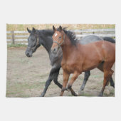 Pferdespiel Geschirrtuch (Horizontal)