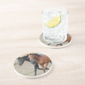 Pferdespiel Getränkeuntersetzer (Seite)