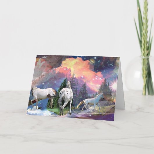 Pferdespiel Karte (Vorderseite)