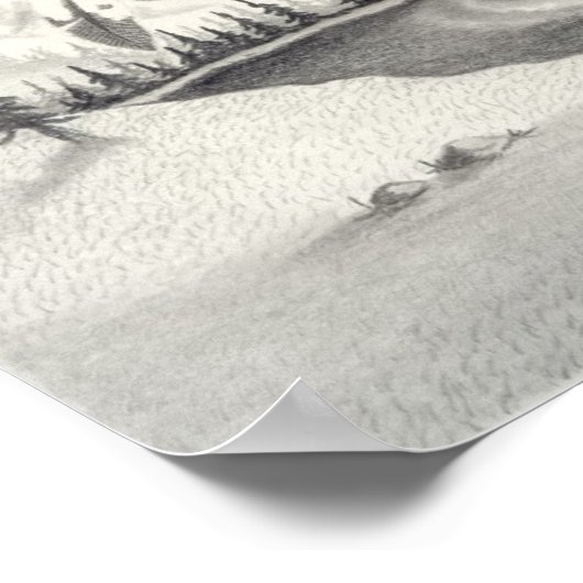 Pferdespiel Poster (Ecke)