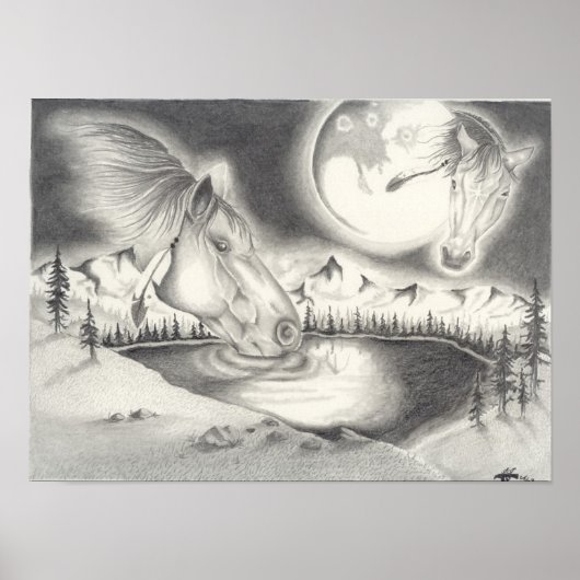 Pferdespiel Poster (Vorne)