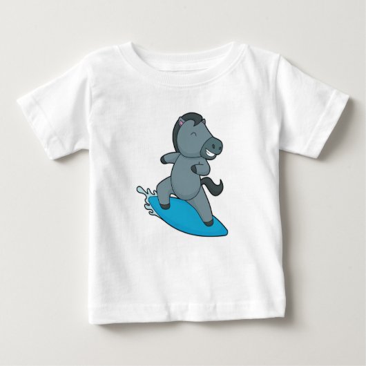 Pferdesport Baby T-shirt (Vorderseite)