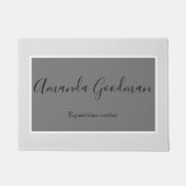 Pferdestall-Anhänger anpassen Fußmatte (Vorderseite)