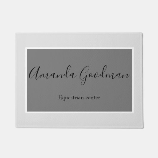 Pferdestall-Anhänger anpassen Fußmatte (Vorderseite)