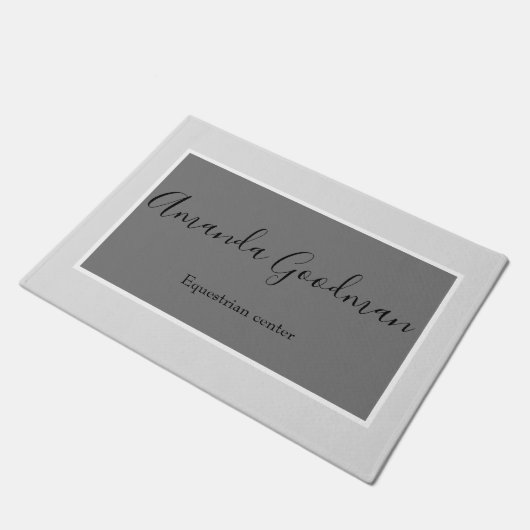 Pferdestall-Anhänger anpassen Fußmatte (Schrägansicht)