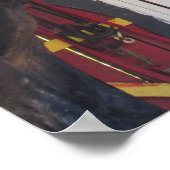 Pferdestall - Bauernreihe - Poster (Ecke)