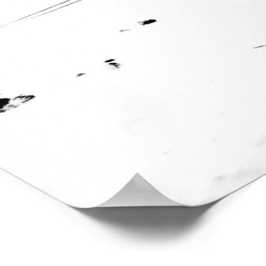 Pferdestall-BW Poster (Ecke)