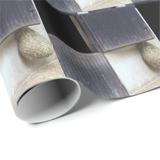Pferdestall Geschenkpapier (Rolleneckpunkt)