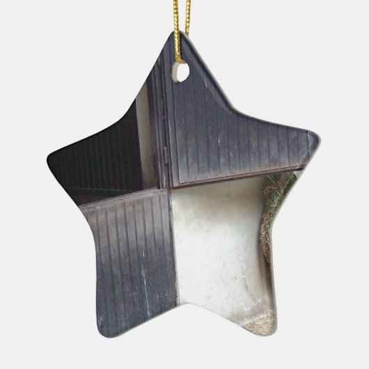 Pferdestall Keramikornament (Links)