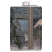 Pferdestall Spirituosen Flachmann (Rückseite)