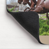 Pferdestatue Mousepad (Ecke)