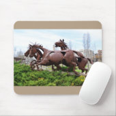 Pferdestatue Mousepad (Mit Mouse)