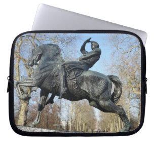Pferdestatue Neopren Laptop Schlauch 10 Zoll Laptopschutzhülle