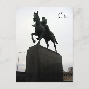 Pferdestatue Postkarte